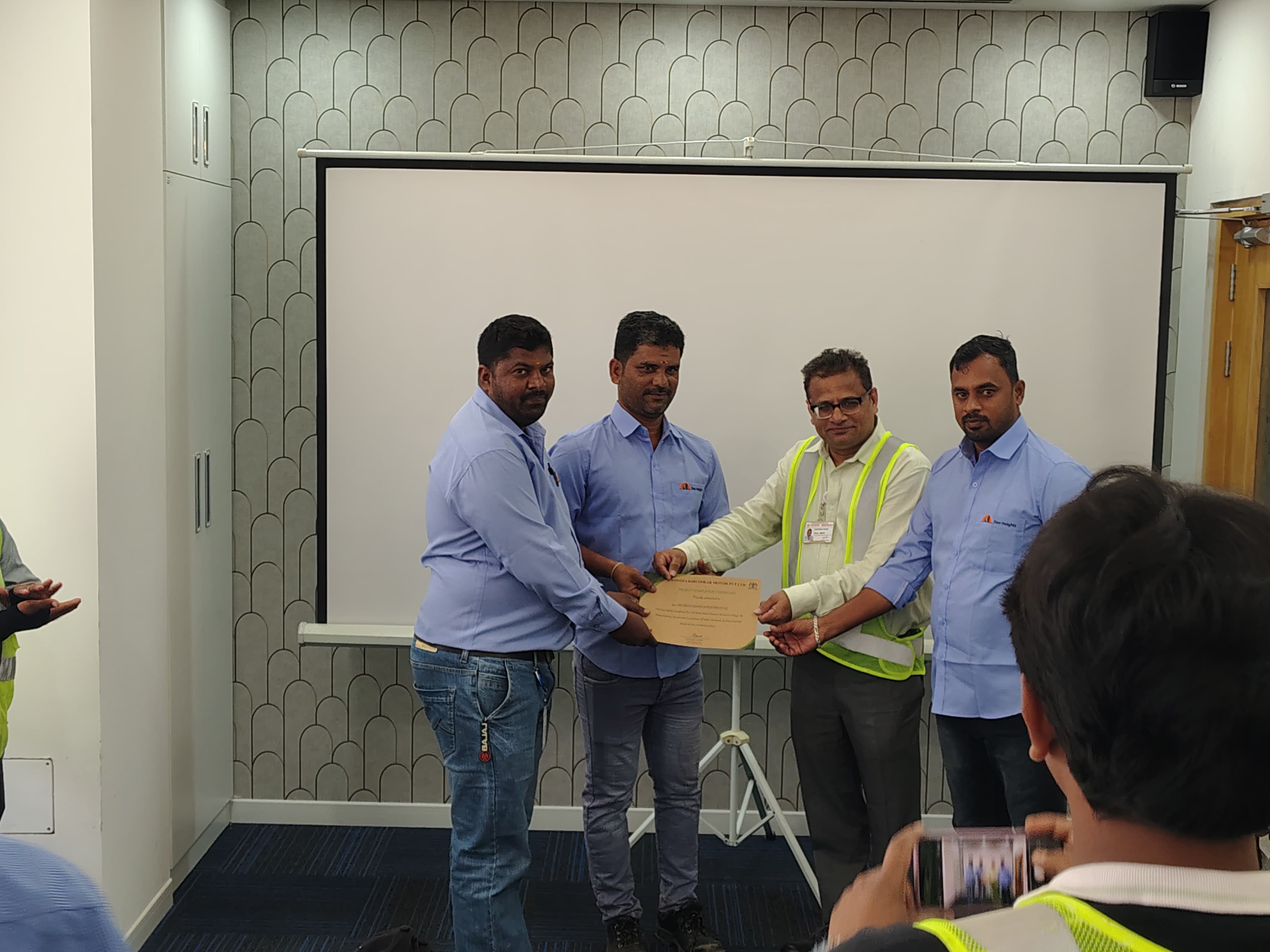 Reward for our enthusiastic Management 
